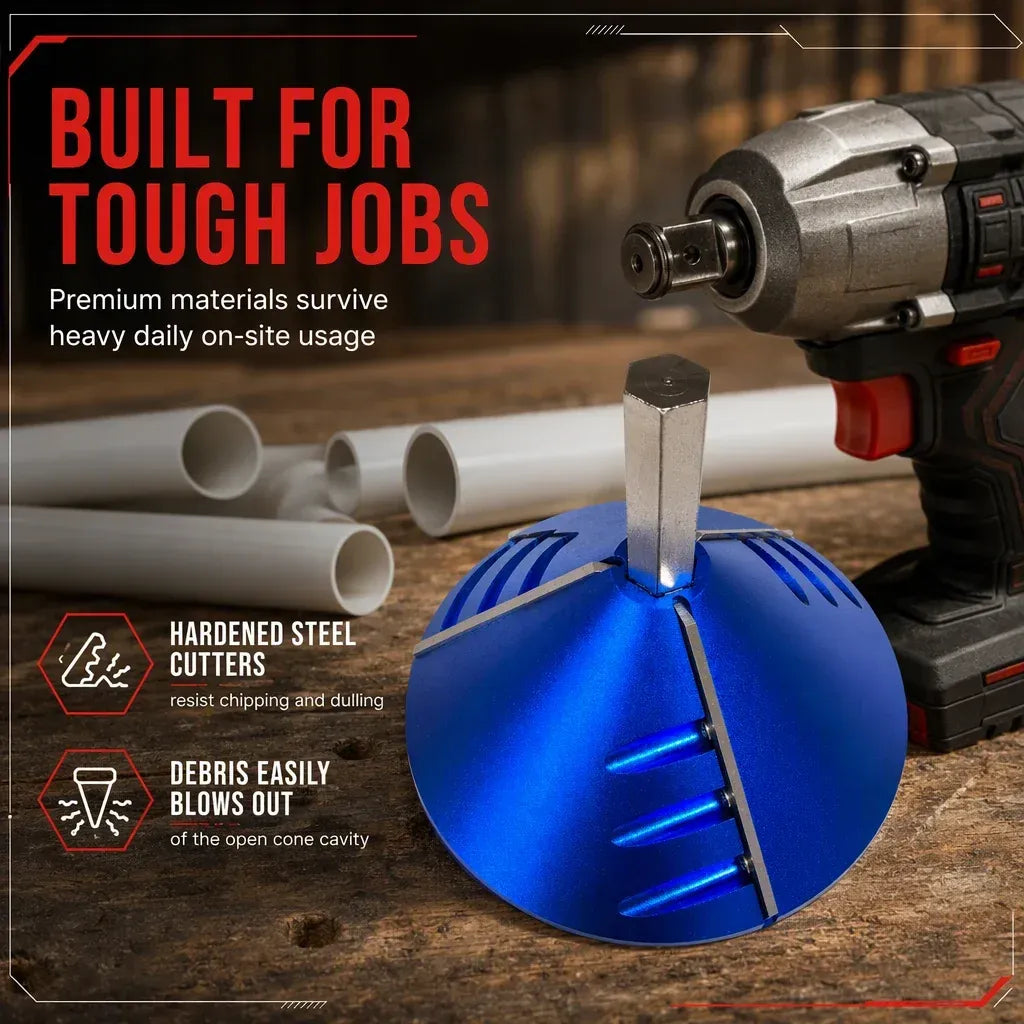 PVC Pipe Edge Finishing Tool 🔧 – Quick Chamfering & Deburring