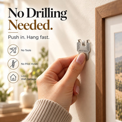 🏠 20-Piece Heavy-Duty Wall Claw Hanger Set | No-Drill, Quick-Mount Hooks for Home, Office & Decor Displays