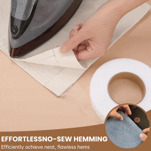 No-Sew Fabric Hemming Tape 🧵 – Quick Clothing Fixes