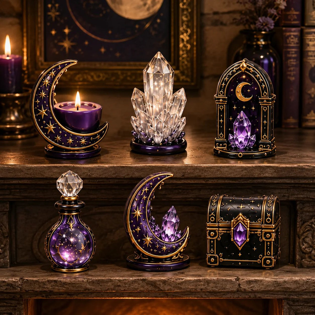 ⏳ Last Day 49% OFF – 🔮 2026 Crystal Witch Advent Calendar | 24 Days of Mystical Miniatures, Crystal-Inspired Surprises & Witchy Fantasy Charm ✨