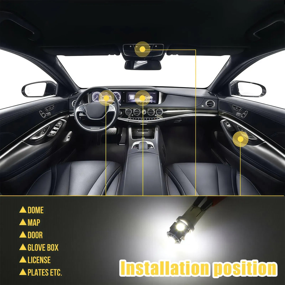42/70-Piece Car Interior Light Kit 🚗 – Vehicle Lighting Upgrade