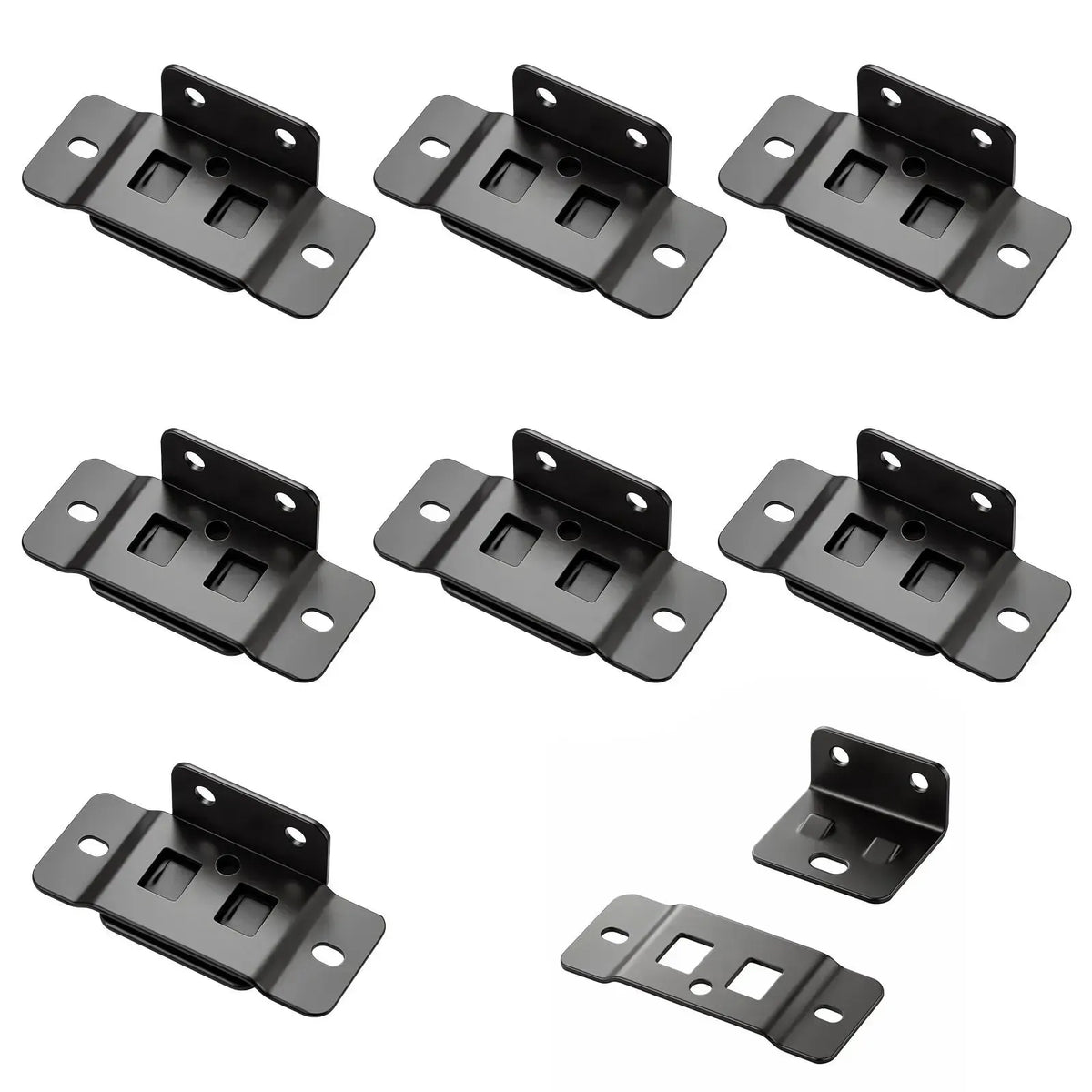 8-Pack L-Shaped Corner Brackets 🔩 – Heavy-Duty Furniture Repair with Screws