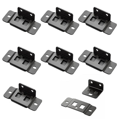 8-Pack L-Shaped Corner Brackets 🔩 – Heavy-Duty Furniture Repair with Screws