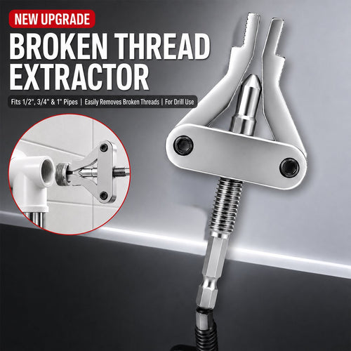 Drill-Powered Pipe Extractor 🛠️ – Remove Broken Threaded Fittings with Less Hassle