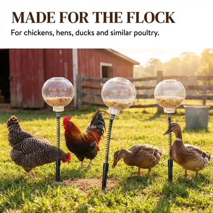 🐔 49% Off Ends Tonight | Peck & Play Hanging Chicken Treat Feeder