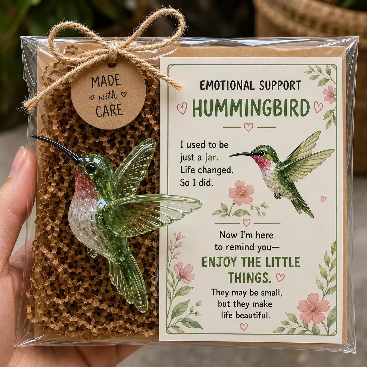 🌸🐝🦛 Emotional Support Animal Gift Set – A Meaningful Little Reminder That You Matter 💕