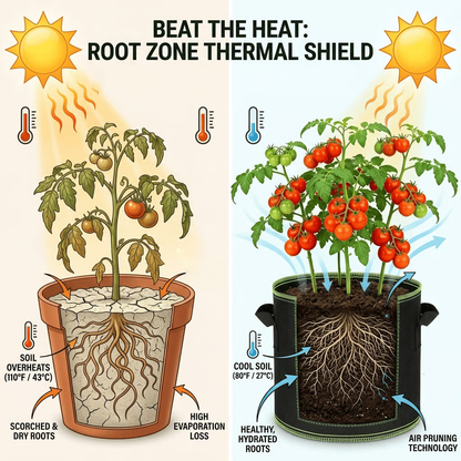 🌱5-Pack 5 Gallon Grow Bags