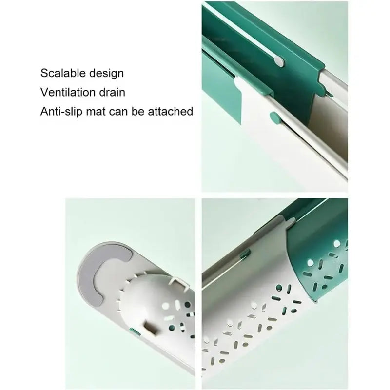 Expandable Heavy-Duty Sink Caddy – Adjustable PP Storage Rack 🧽