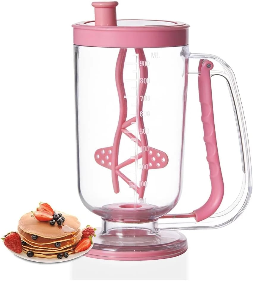 🥞 Pancake Batter Mixer & Dispenser – Easy Breakfast Prep