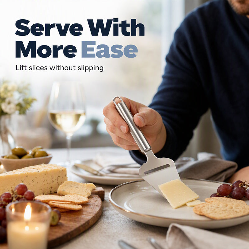 ✨Effortless Glide Stainless Steel Cheese Cutter 🧀