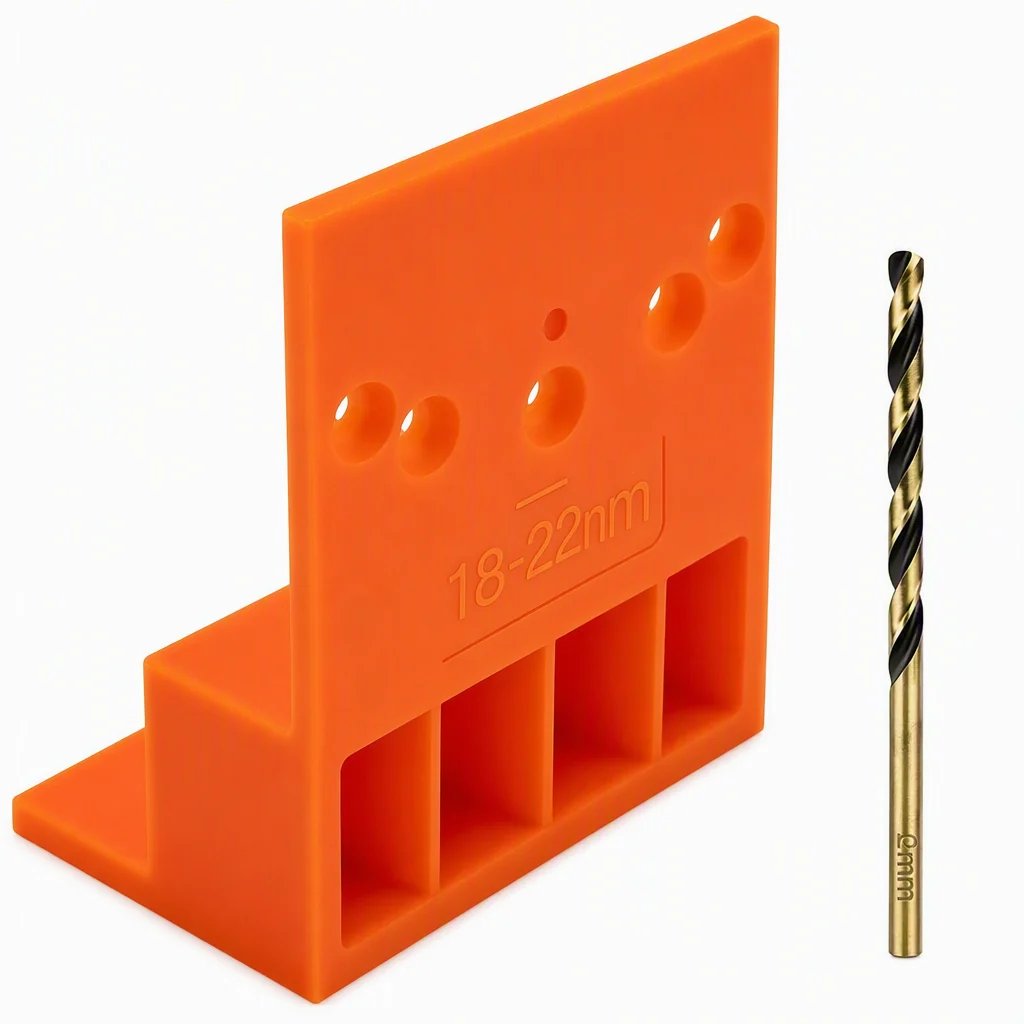 🎉📢BUY 1 GET 1 FREE !! ⏰Wardrobe Cabinet Side Filler Panel Installation Locator and Stepped Positioning Plate for Precise Hole Alignment