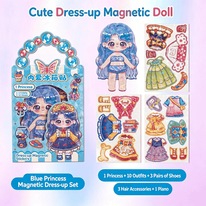 💥 Limited-Time Deal | Red Magnetic Mix-and-Match Dress-Up Dolls for Kids 🛍️