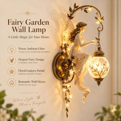 ⏳ Last Day 49% OFF🔥Enchanted Fairy Blossom Lantern Wall Light