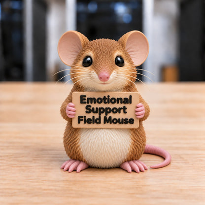 ✨❤️Emotional Support Animal Desk Figurine: Cute Resin Office Decor