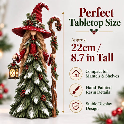 ❄️🎄Nyckfull julhäxa i hartsfigurkollektion🎅