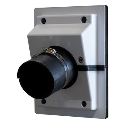 🛠️ HVAC Wall Line Set Cover – White Sealing & Insulation Kit