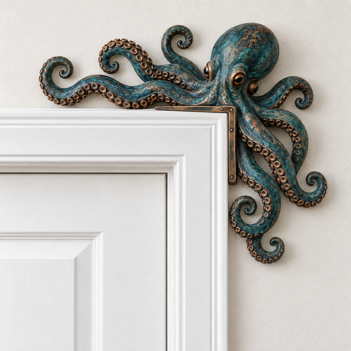 🐙Playful Octopus Door Frame Accent  | Whimsical Ocean-Inspired Home Décor