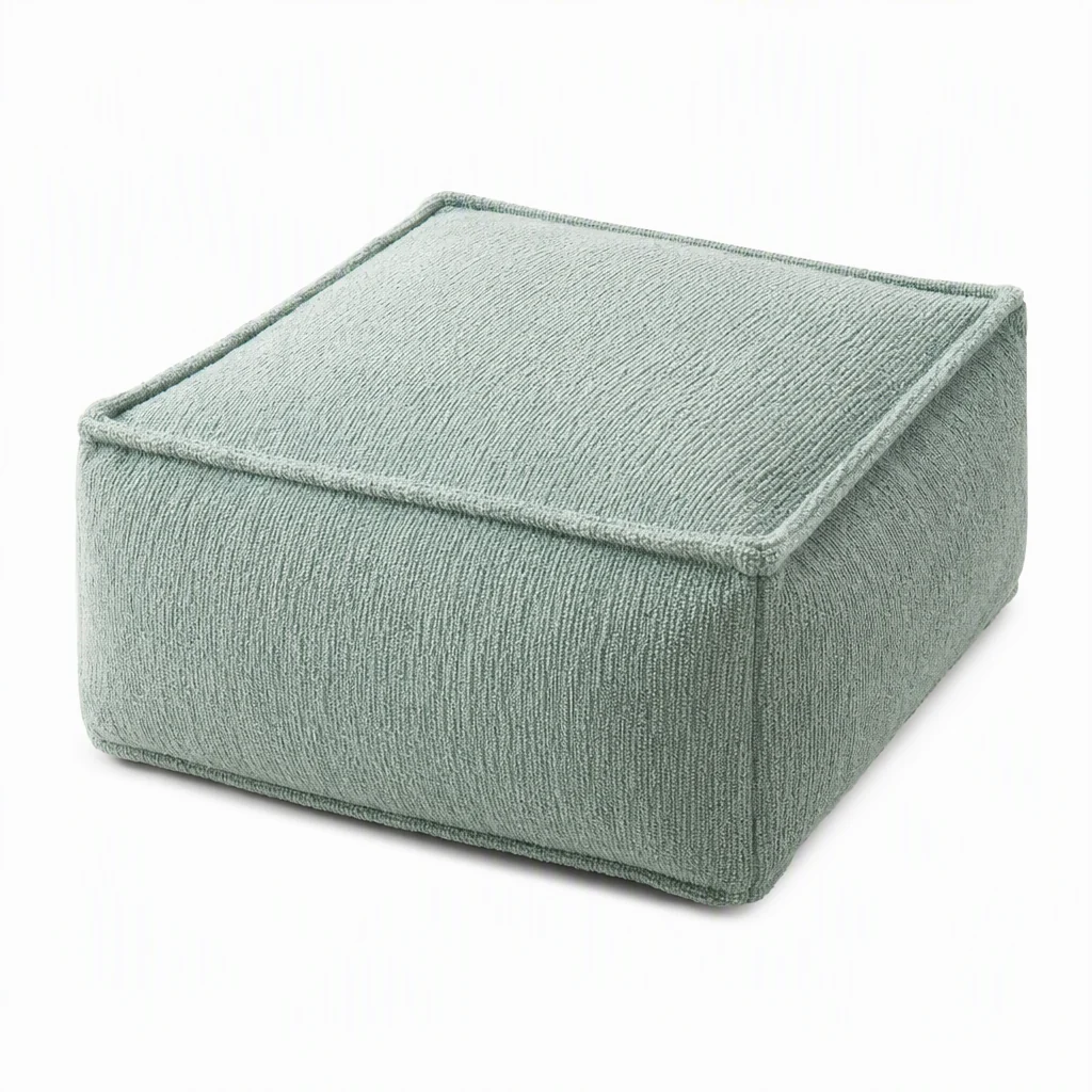 🧺 Stuffable Storage Pouf Cover – Turn Spare Clothes Into a Cozy Ottoman