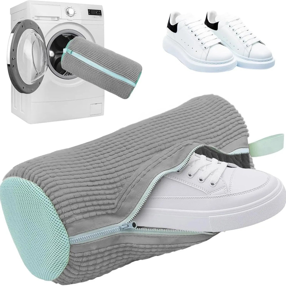 👟🧺 Shoe Washing Bag – Machine-Wash Footwear with Less Scuffing & Tangling