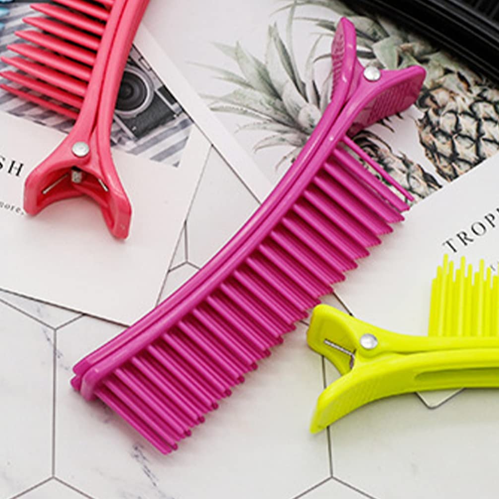 ✨ 2-Pack Hair Sectioning Comb Clips – Comb, Part & Hold Hair in One Tool