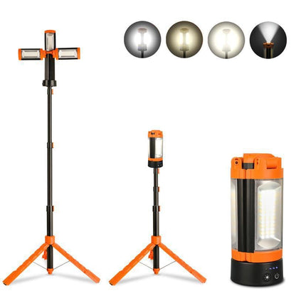 💯🔥49% OFF💡Portable Rechargeable Triple-Head LED Camping Light