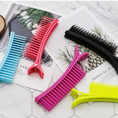 ✨ 2-Pack Hair Sectioning Comb Clips – Comb, Part & Hold Hair in One Tool