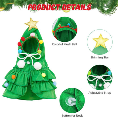 Merry Spruce-Up Pet Outfit 🎄 Festive Holiday Costume for Dogs & Cats