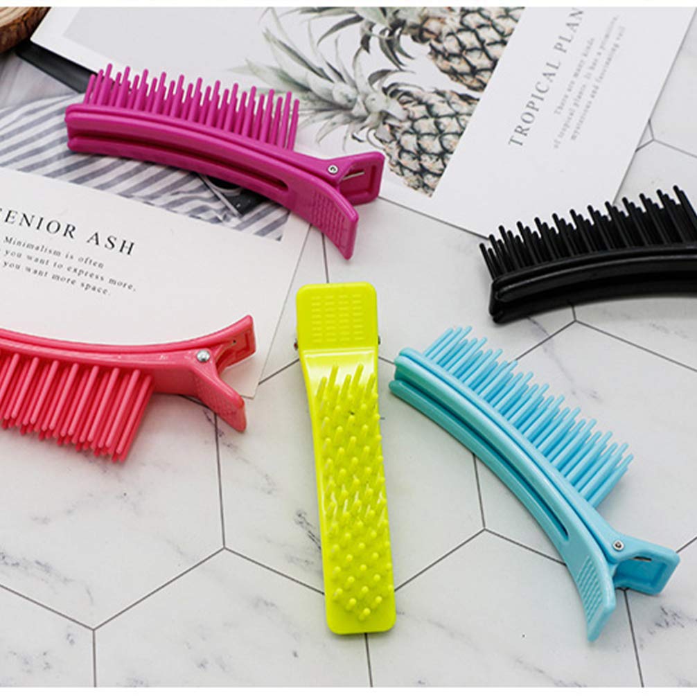 ✨ 2-Pack Hair Sectioning Comb Clips – Comb, Part & Hold Hair in One Tool
