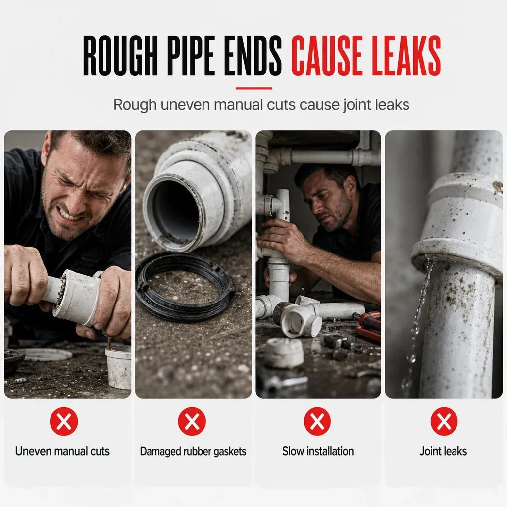 PVC Pipe Edge Finishing Tool 🔧 – Quick Chamfering & Deburring