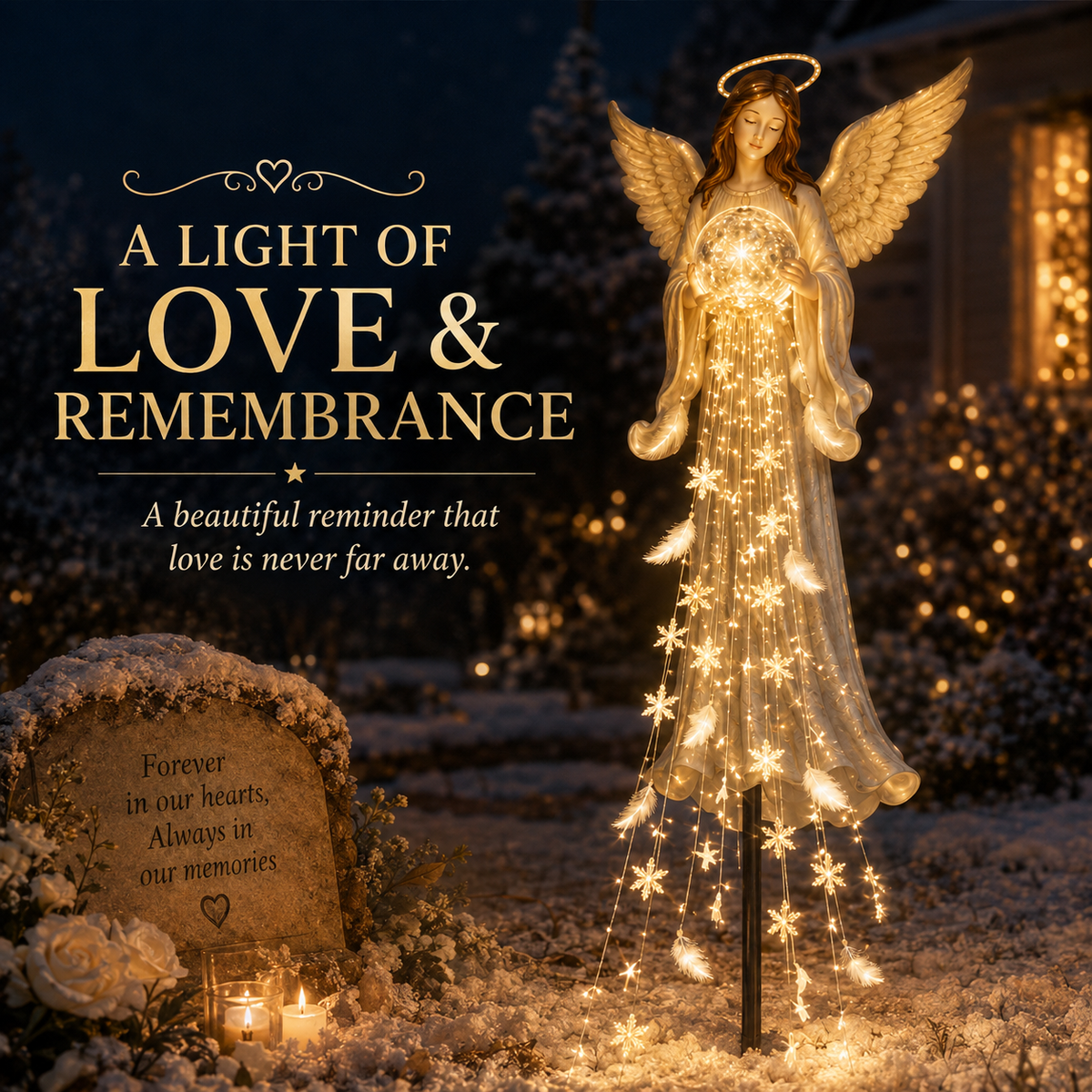 🎁 Today Only: Get 50% Off✨ Solar Angel Remembrance Garden Light👼