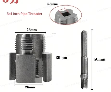 1/2" Pipe Threading Tool 🔧 – Handy Plumbing Thread Repair
