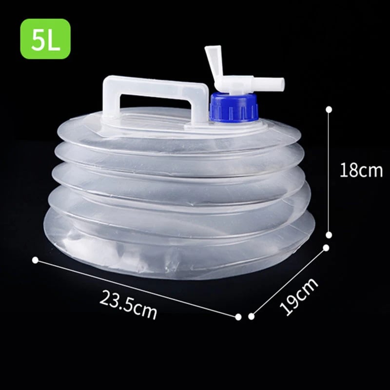 💧🏕️ Collapsible Water Container with Spigot – Easy Storage, Ready When You Need It