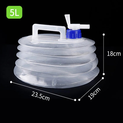 💧🏕️ Collapsible Water Container with Spigot – Easy Storage, Ready When You Need It