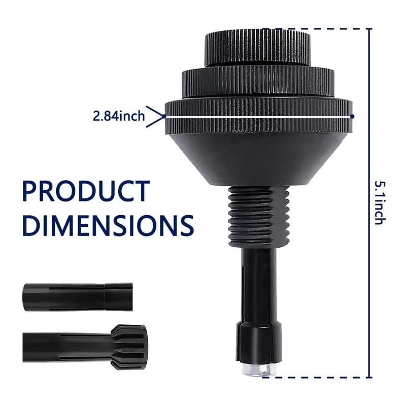 🔧 Universal Clutch Alignment Tool with 2 Interchangeable Sleeves for Cars and Light Trucks 🚗