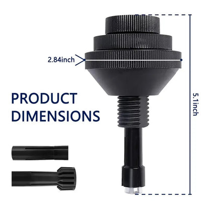 🔧 Universal Clutch Alignment Tool with 2 Interchangeable Sleeves for Cars and Light Trucks 🚗