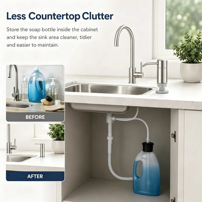 Kitchen Sink Soap Dispenser 🧼 – Convenient Countertop Cleaning Accessory