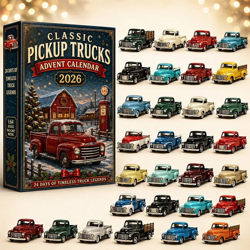 💯🚜🚗🎄 2026 Vehicle Advent Calendar Collection – 24 Days of Classic Machines, Trucks & Military Legends 🎁✨
