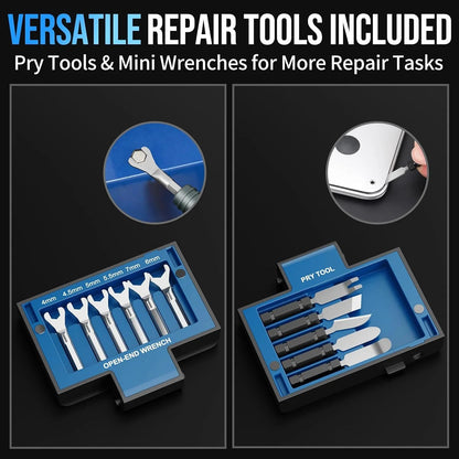 🎉3.15' Compact Transformable Precision Tool Kit – 2-in-1 Torque Handle & Modular Electronics Repair Set