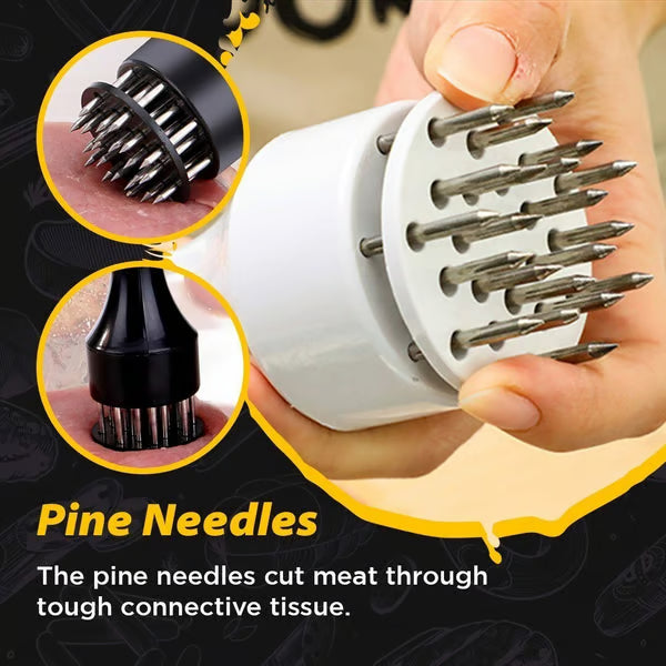 ⏰ Limited-Time Deal | 21-Blade Stainless Steel Meat Tenderizer for Faster Marinating & Easy Cleanup 🥩