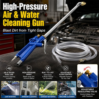 2-in-1 Air and Water Blast Gun for Fast Drying and Deep Cleaning 💨💦