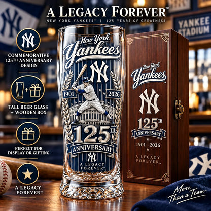 🎉🏆 Let’s Go Tribe! 125th Anniversary Commemorative Pint Glass🎁