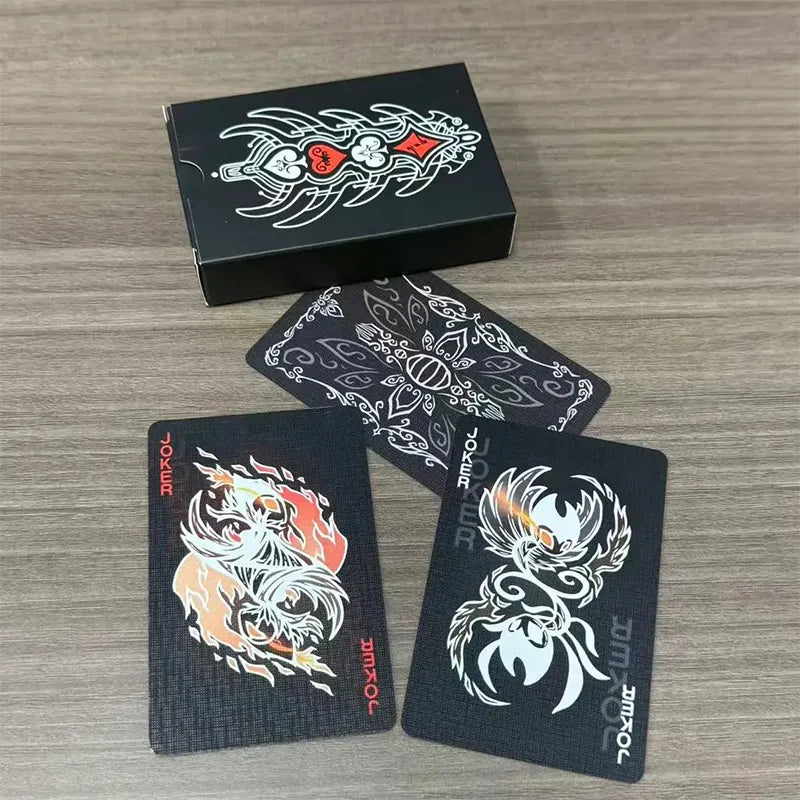 ♠️Sleek Black Poker Playing Card Deck 🃏