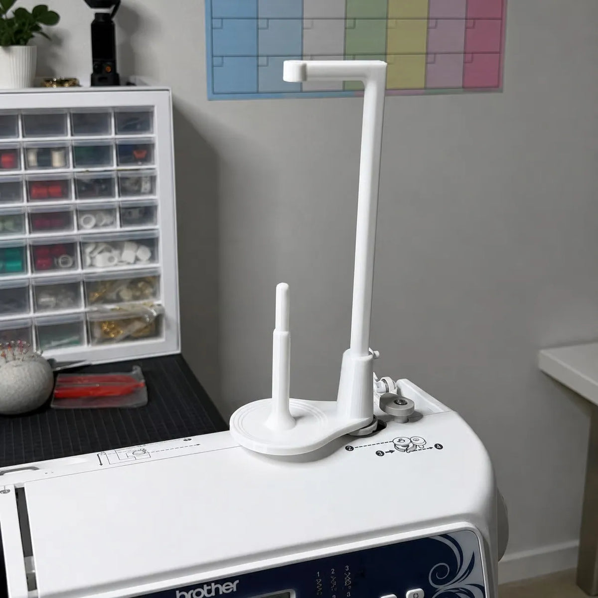 High-Capacity Sewing Thread Stand 🧵 – Convenient Spool Holder for Crafting
