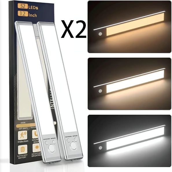 🔥💡 Punch-free Smart Sensor Magnetic Rechargeable LED Lights