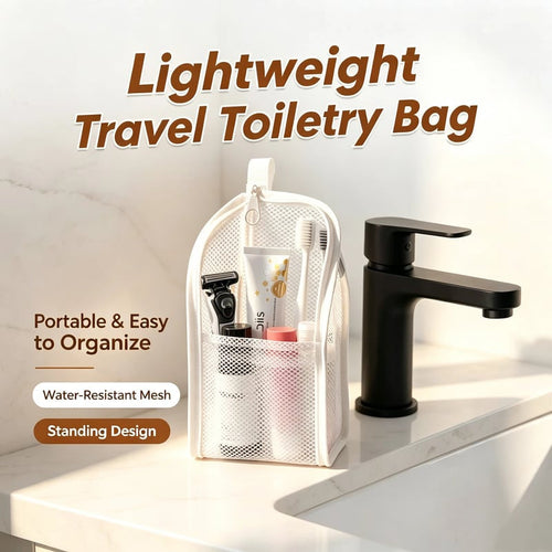 🧳 Compact Travel Toiletry Organizer – Lightweight Wash Bag for Easy Packing on Every Getaway