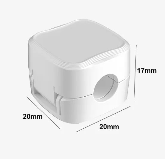 🧲 Magnetic Cable Organizer – Adhesive Cord Clips for Easy Storage