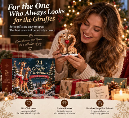 Giraffe Christmas Advent Calendar – 24 Holiday Characters