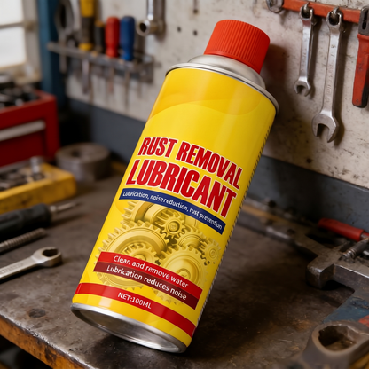 🧽 Rust Remover Spray | Gentle Metal Cleaner for Machine Parts, Rust Removal & Shine Restoration