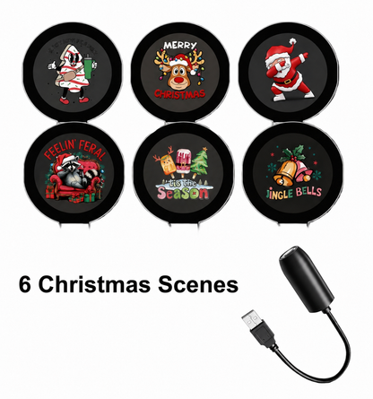 ✨HD Christmas Projector – 6 or 10 Festive Scenes(📦Buy 3 Free Shipping)