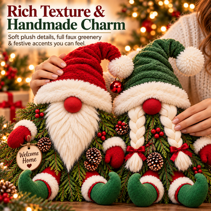 Christmas Evergreen Gnome Decorations